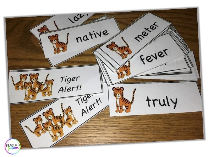 6 Syllable Types Games and Syllable Division Rules (Part 2) Digital Download Teacher Features