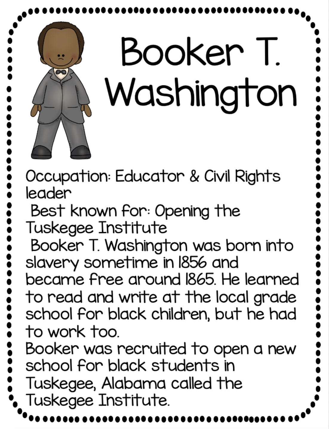 BLACK HISTORY MONTH BIOGRAPHY REPORT & READING PASSAGES Google Slides Digital Download Teacher Features