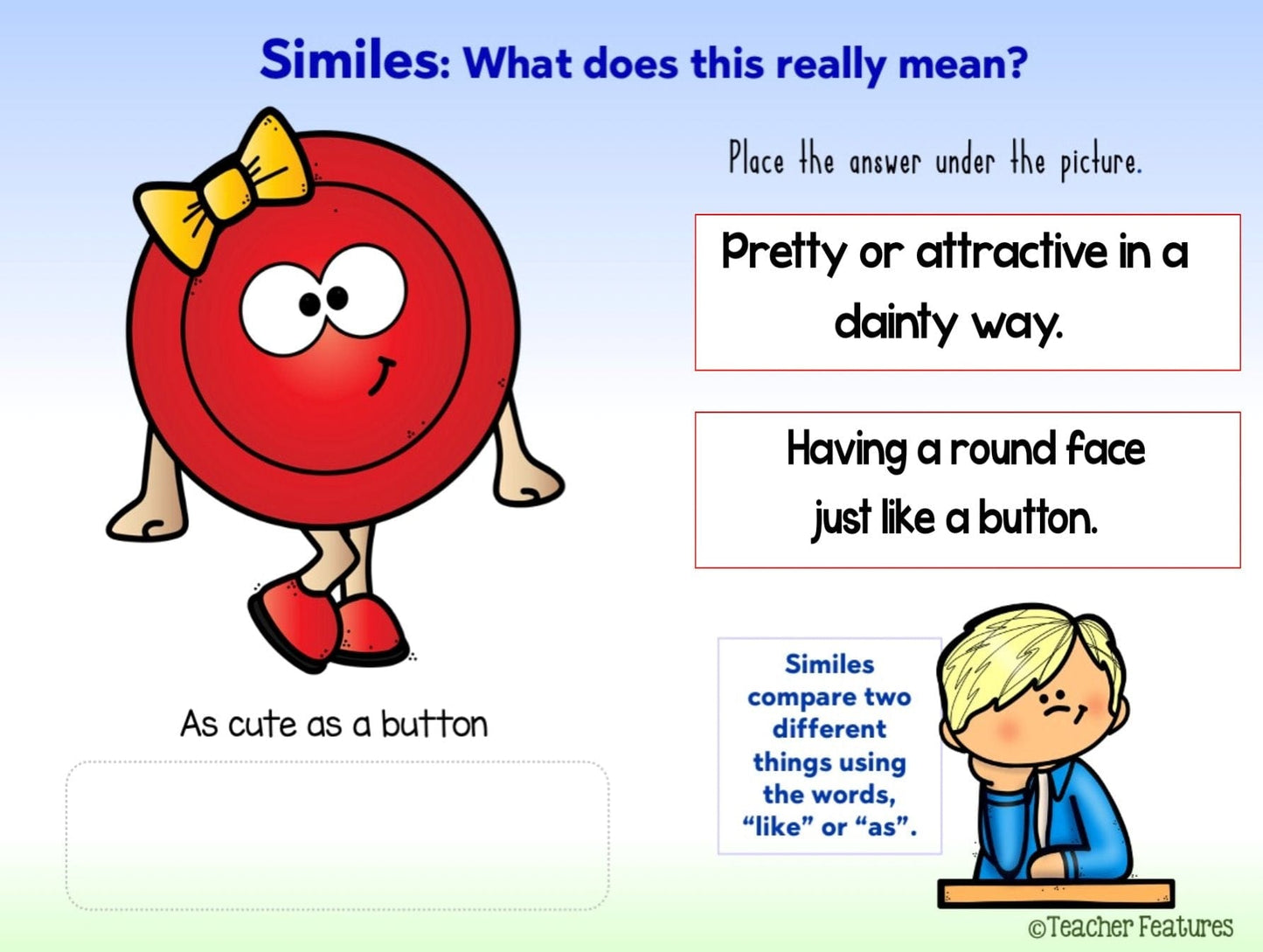 ELEMENTS of POETRY & FIGURATIVE LANGUAGE REVIEW Google Slides Digital Download Teacher Features