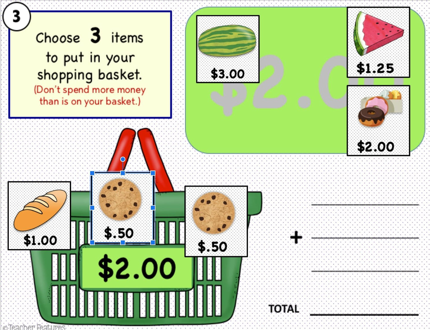 GROCERY STORE MATH Addition & Subtraction Regrouping ADDING MONEY Google Slides Digital Download Teacher Features