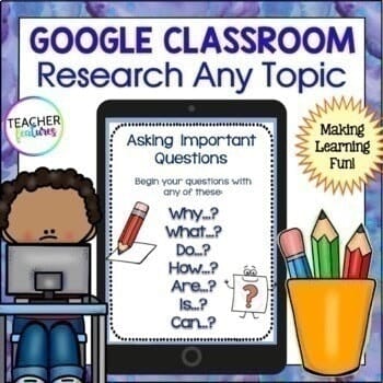 HOW TO WRITE ON ANY TOPIC Research Writing Project GOOGLE SLIDES Digital Download Teacher Features