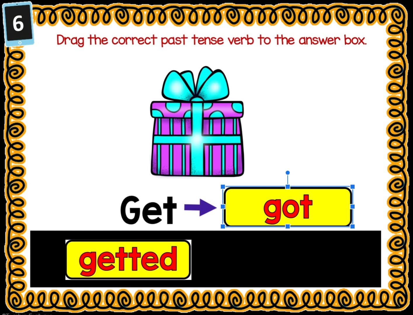 IRREGULAR PAST TENSE VERBS Grammar Activities GOOGLE SLIDES Digital Download Teacher Features