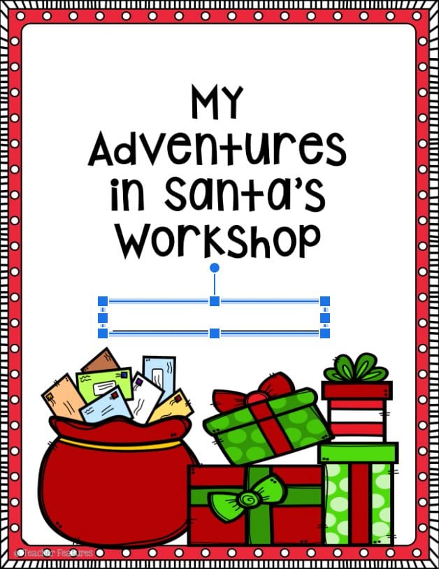 MY LIFE AS SANTA'S ELF Christmas WRITING PROMPTS Google Slides Digital Download Teacher Features