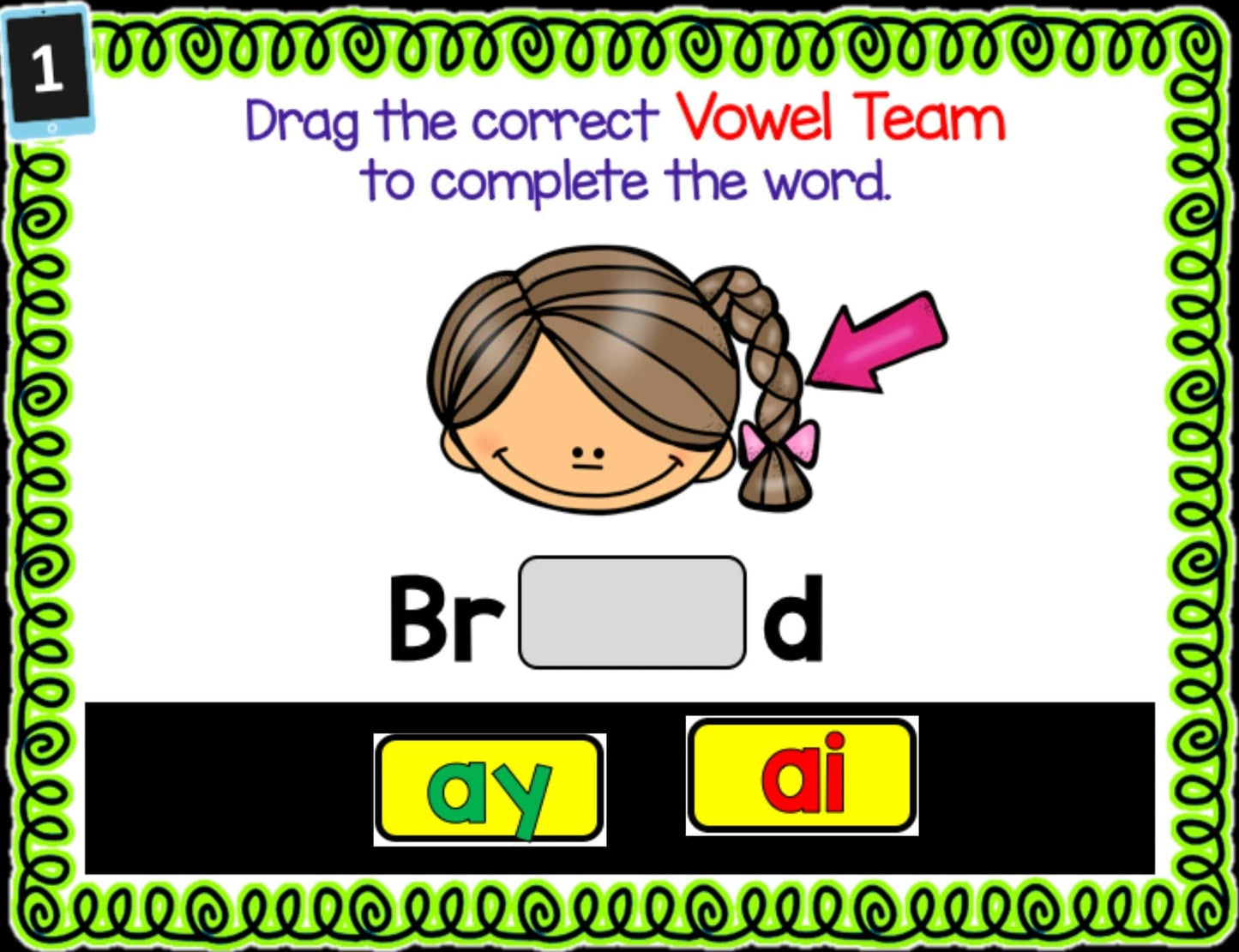 PHONICS REVIEW 2ND GRADE LONG VOWEL TEAMS Google Slides Bundle Digital Download Teacher Features