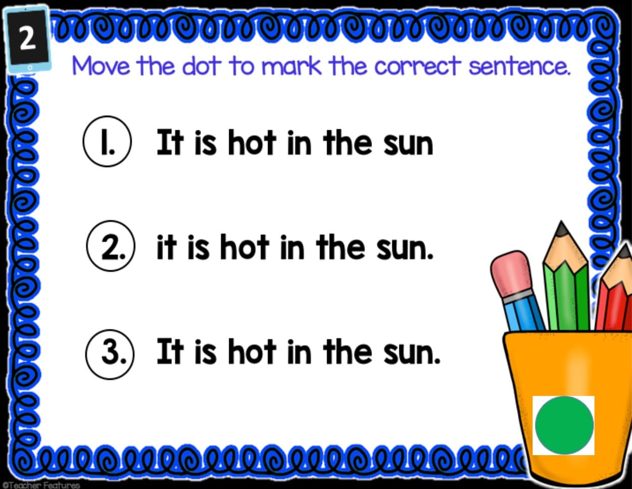 PROOFREADING SENTENCES PRACTICE Google Slides VOLUME 1 Digital Download Teacher Features