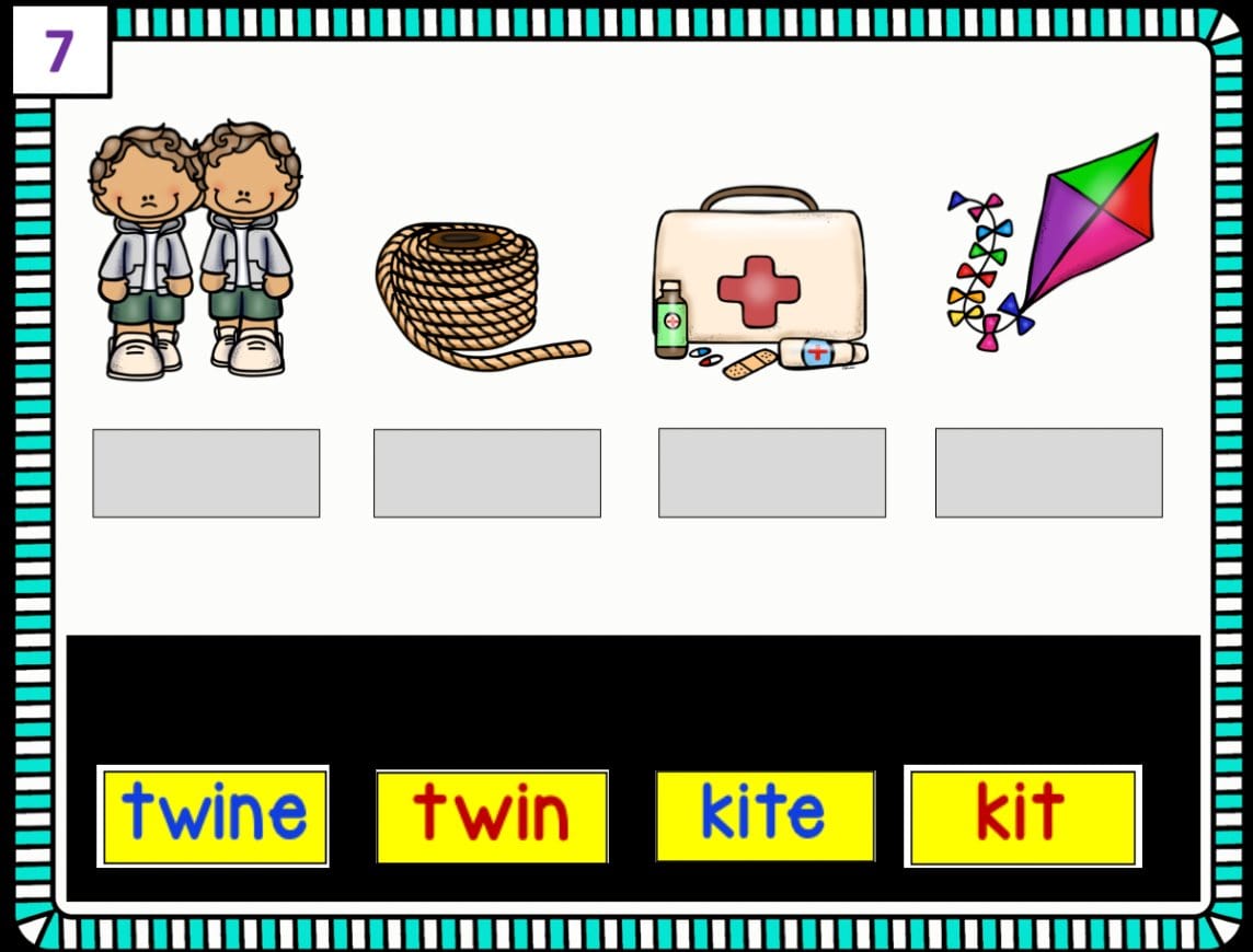 SILENT E & CVCe WORD SORT Google Slides Digital Download Teacher Features