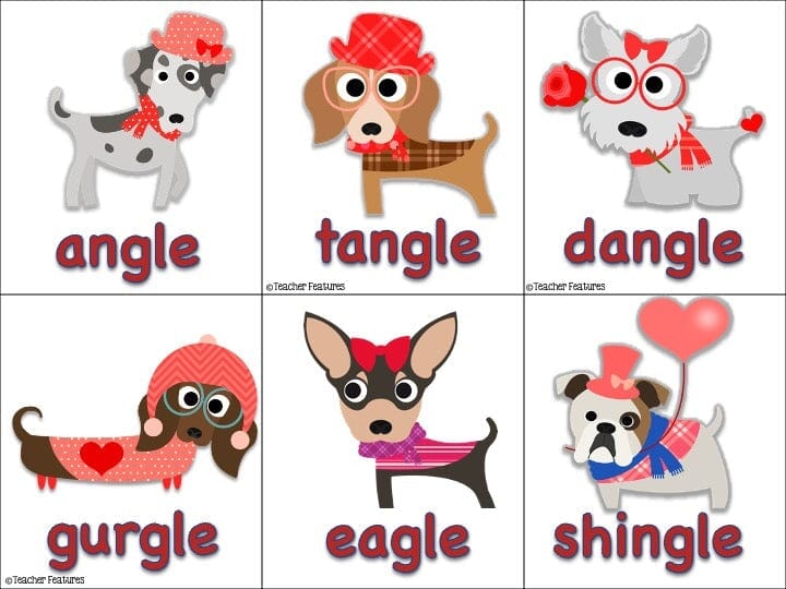 SYLLABLE GAME CONSONANT -LE & Final Stable Syllables with PUGGLE the DOG Digital Download Teacher Features
