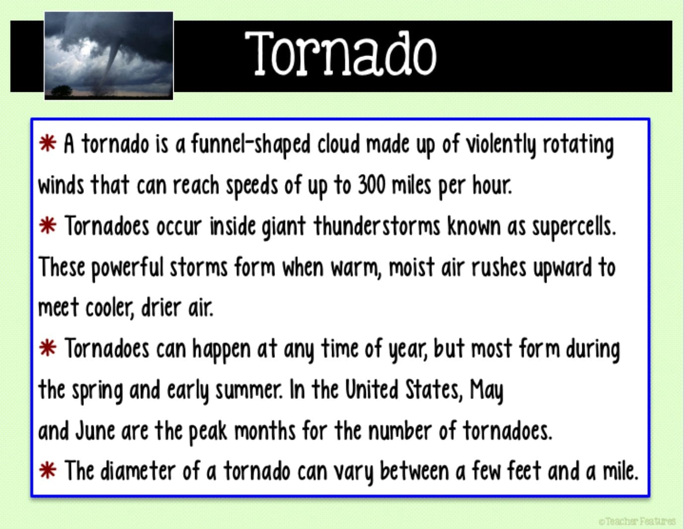 TYPES OF WEATHER & VOCABULARY Google Slides Digital Download Teacher Features