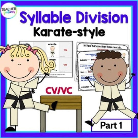 6 SYLLABLE TYPES Open & Closed SYLLABLE DIVISION GAMES