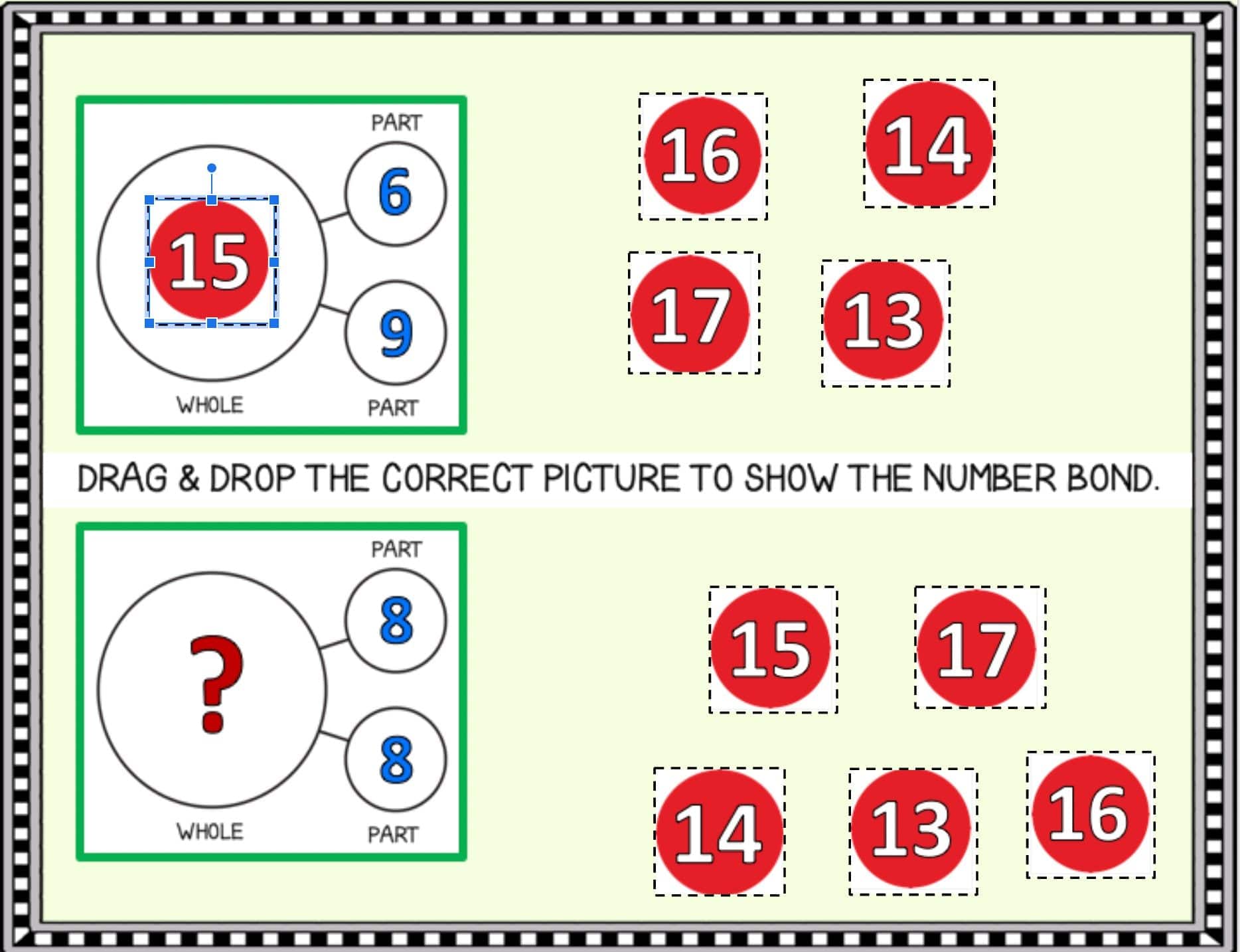 ADDITION & SUBTRACTION within 20 FACT FAMILIES Google Slides Digital Download Teacher Features
