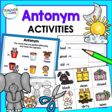 Antonym Center Activities & Matching Games