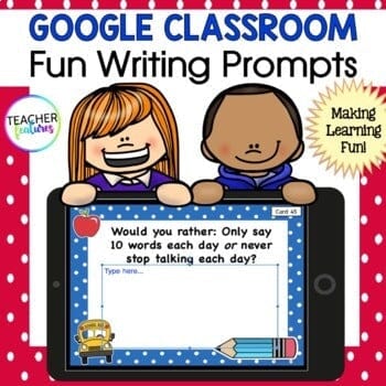 Opinion WRITING PROMPTS 2nd grade Activities GOOGLE SLIDES