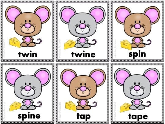 PHONICS GAME CVCE SILENT E SHORT VOWELS CVC Mouse & Cheese Digital Download Teacher Features