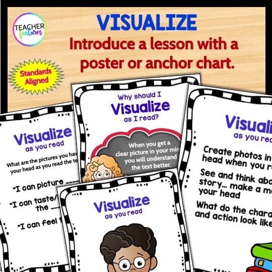 READING COMPREHENSION STRATEGIES Posters & Guides Grades 2-4 Digital Download Teacher Features