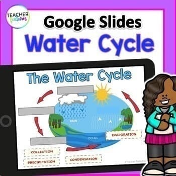 THE WATER CYCLE ACTIVITIES & DIAGRAMS Google Slides Digital Download Teacher Features